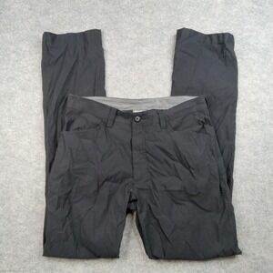 Eddie Bauer Pants Mens 32x34‎ Black Tech Nylon Spandex Hiking Outdoor